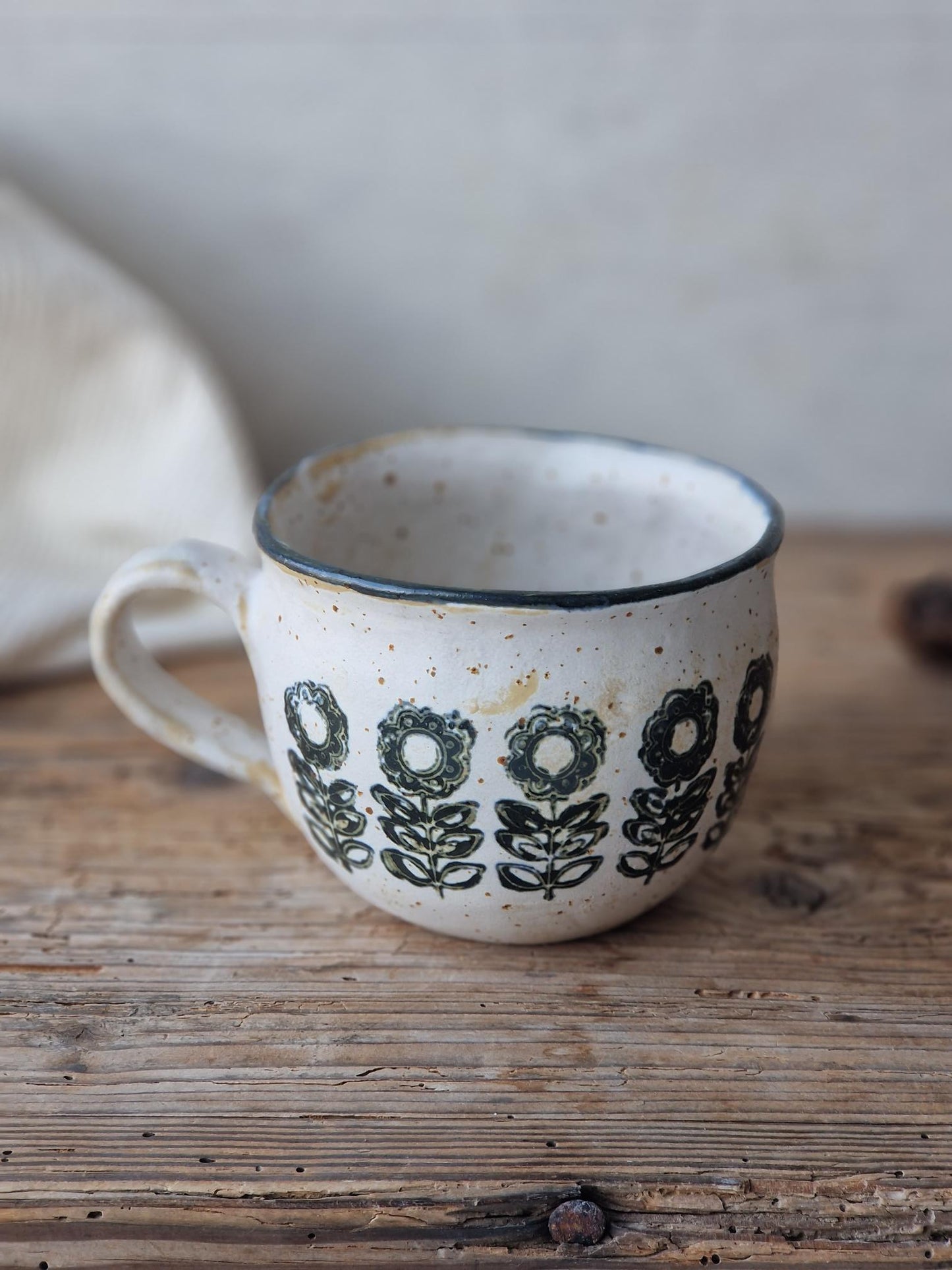 Slightly Flawed: Floral Mug No. 1