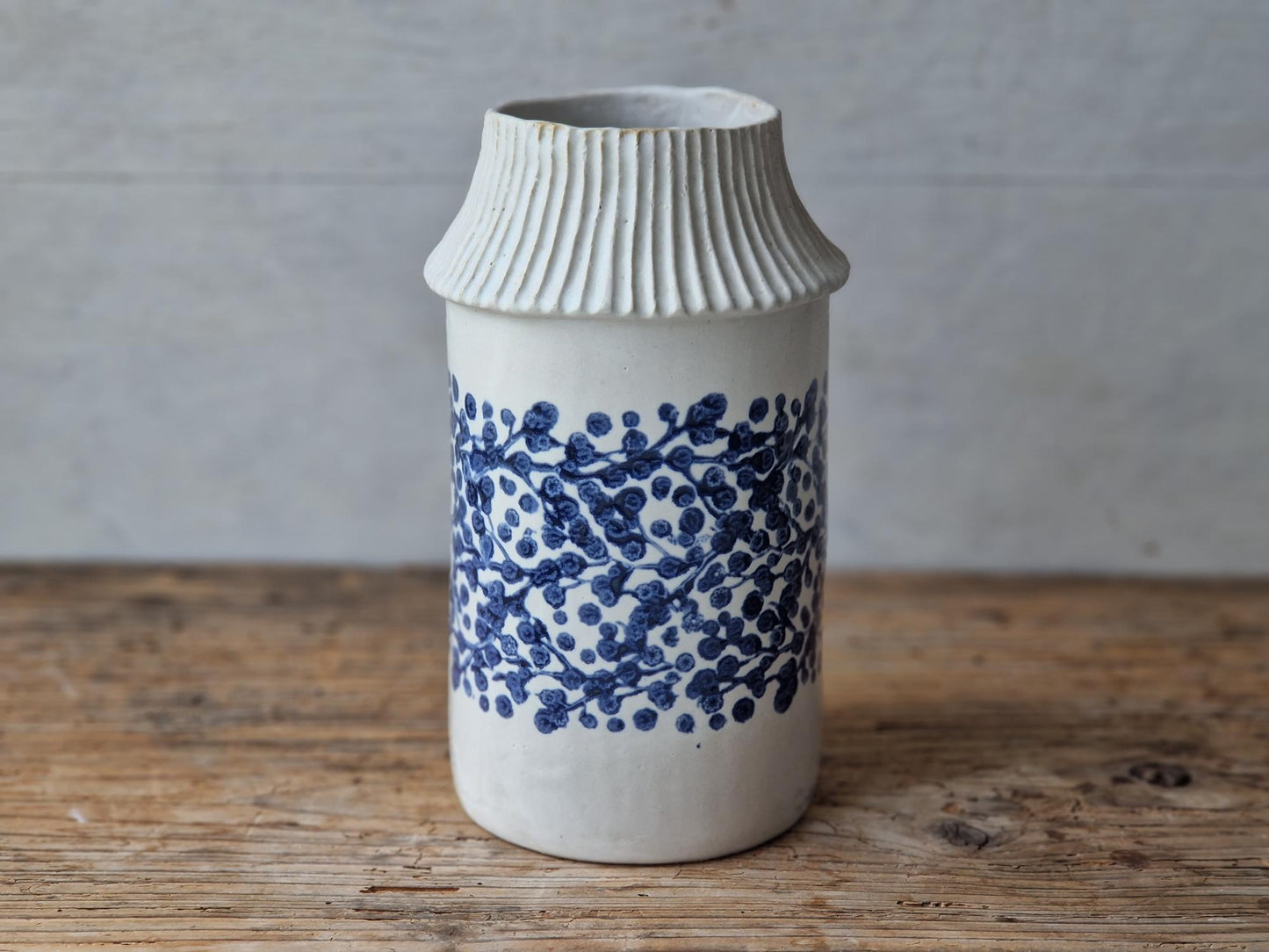 Handmade floral vase