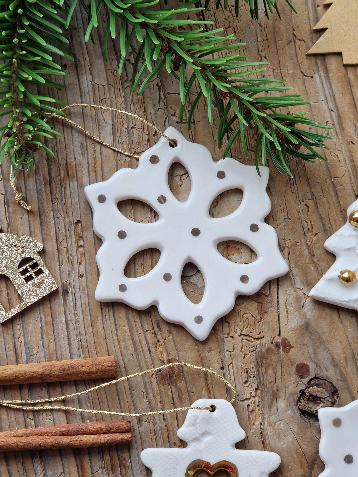 SET of 4 Christmas ornaments