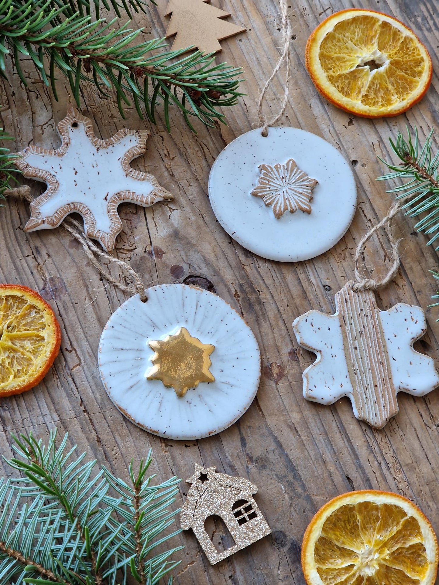 SET of 4 Christmas decorations