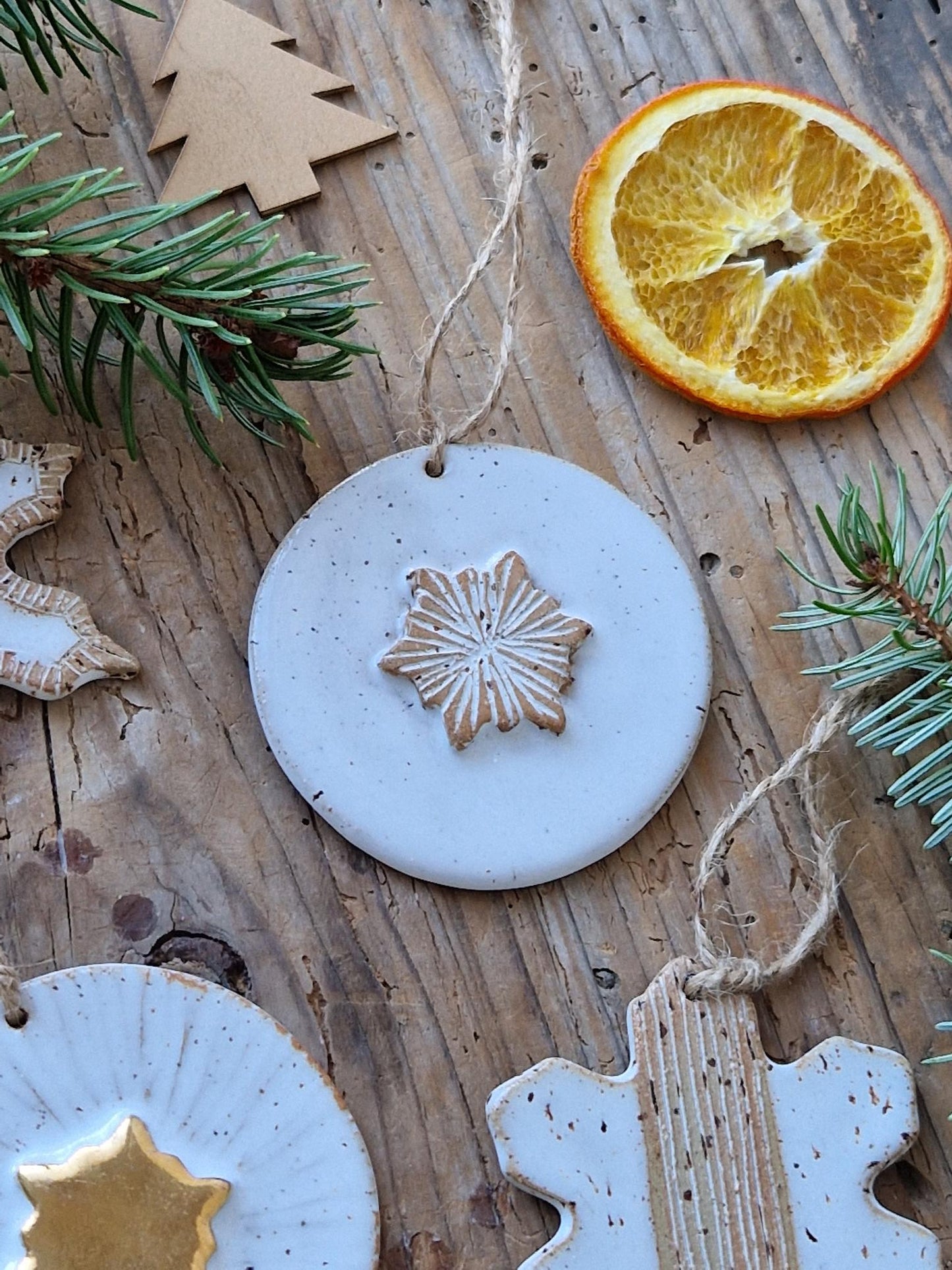 SET of 4 Christmas decorations