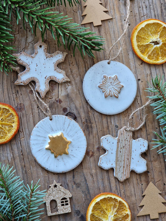 SET of 4 Christmas decorations