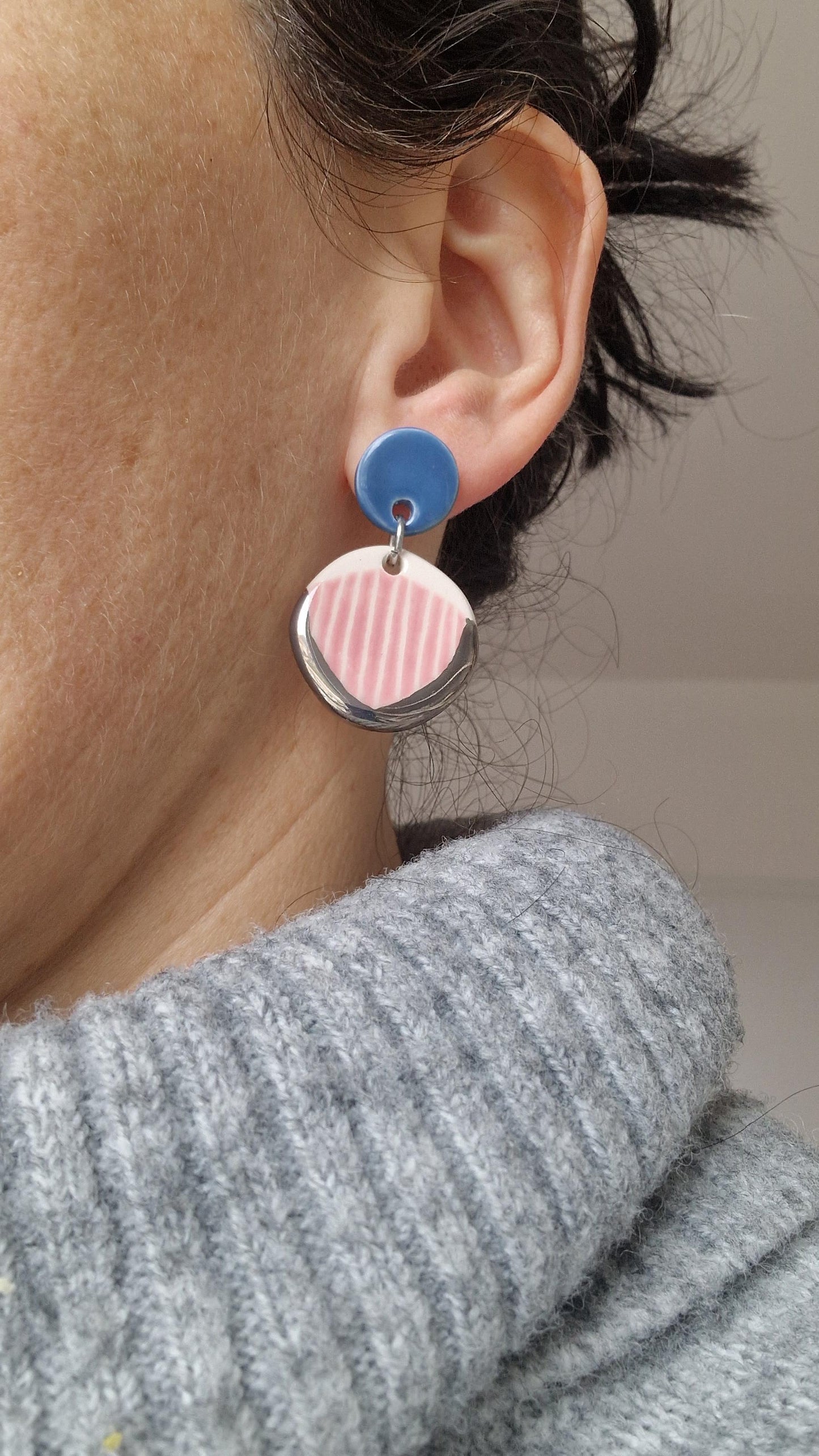 Ceramic Earrings No. 137