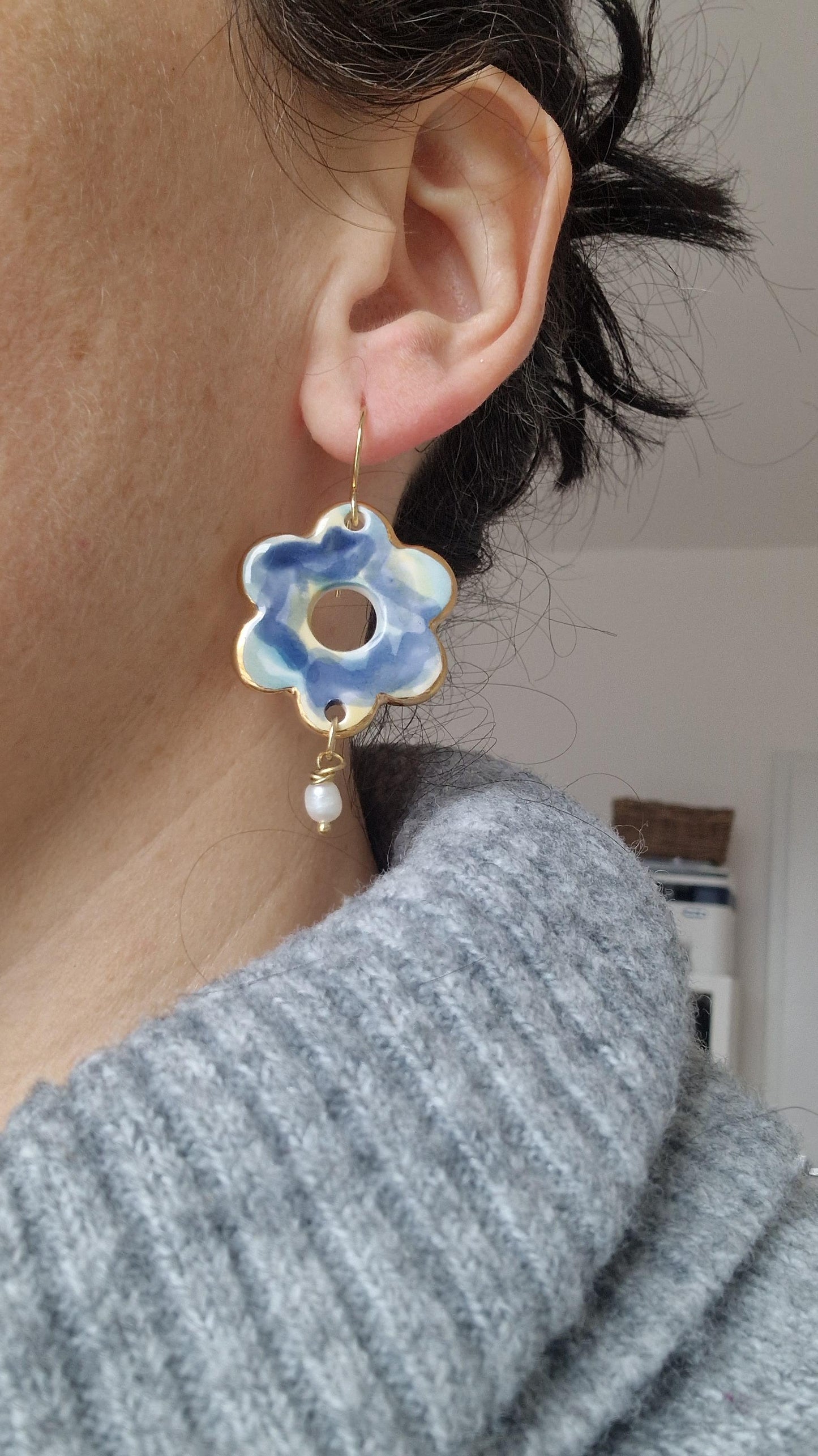 Ceramic Earrings No. 101