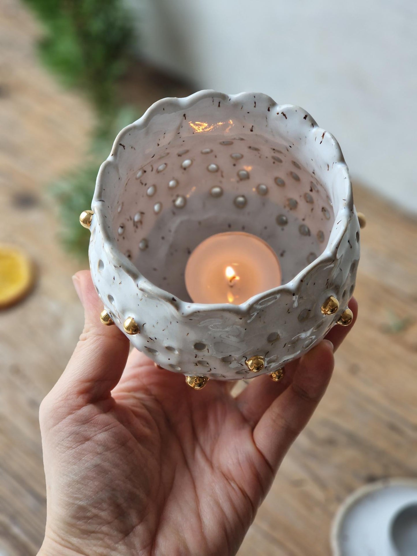 Ceramic luminary Nr. 1