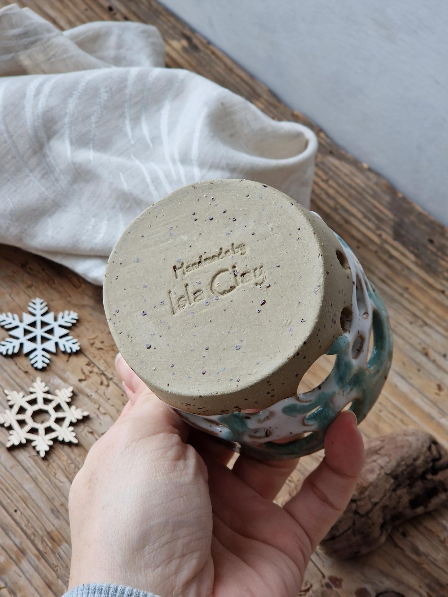 Ceramic luminary Nr. 1