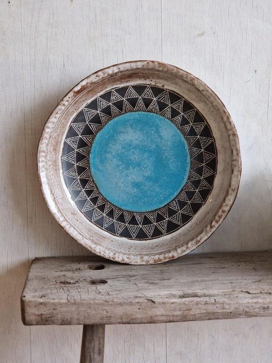 Geometric Patterns - large bowl black No. 3