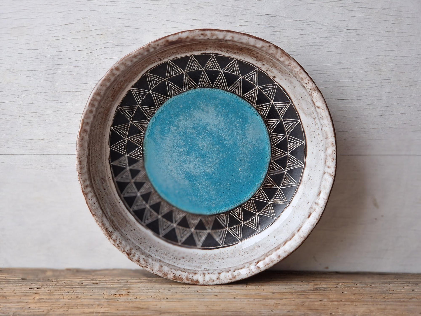 Geometric Patterns - large bowl black No. 3