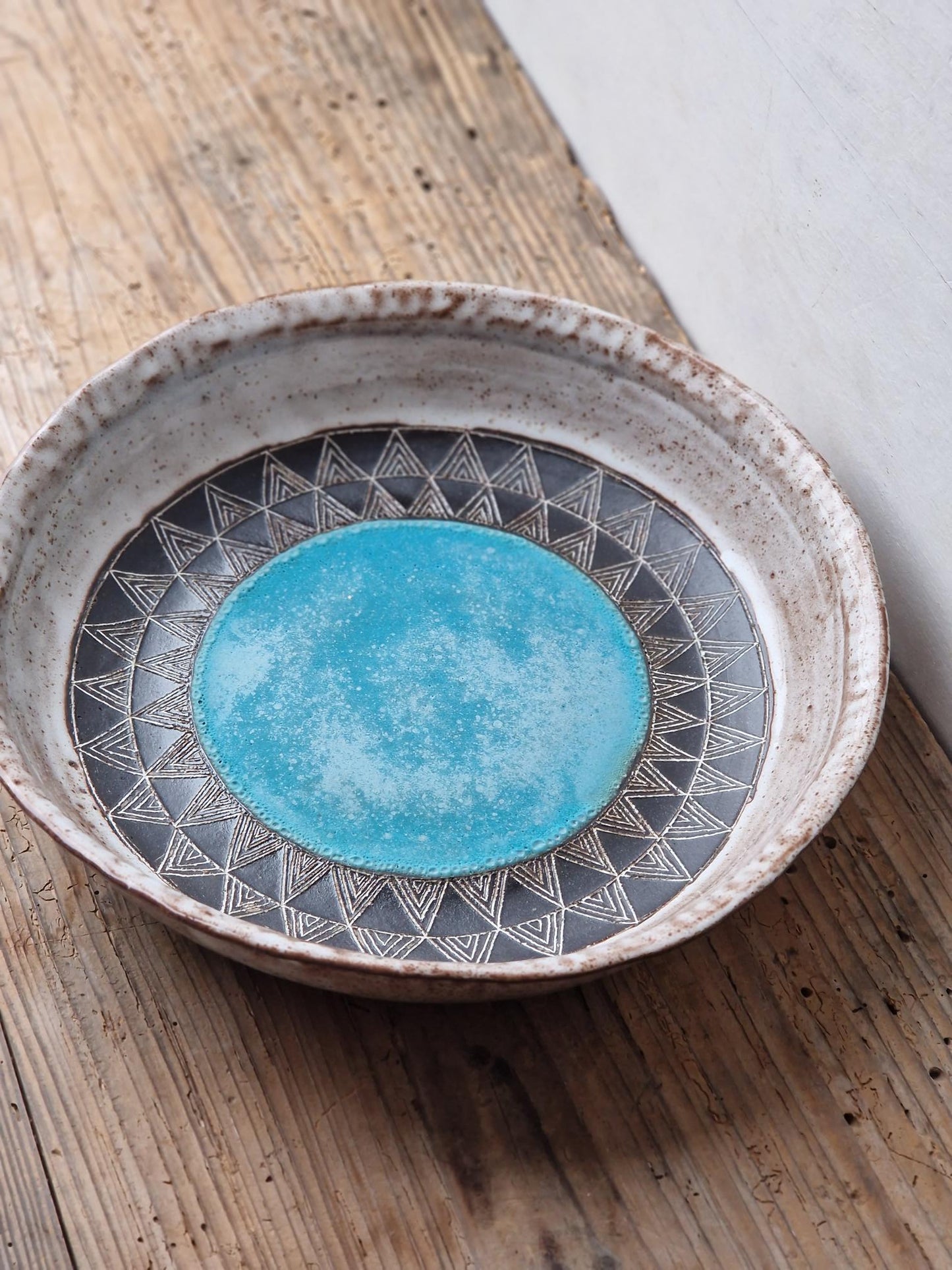 Geometric Patterns - large bowl black No. 3