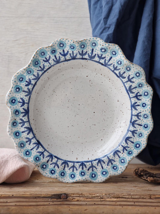 Wavy floral bowl Nr 1