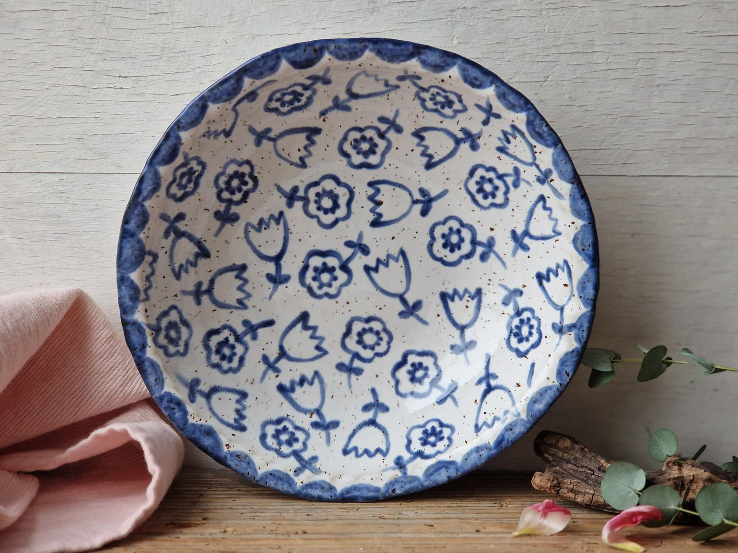 Pasta bowl handpainted Nr. 53