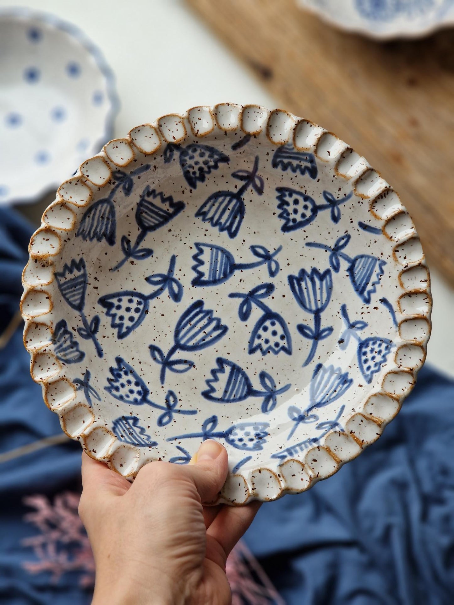 Pasta bowl handpainted Nr. 54