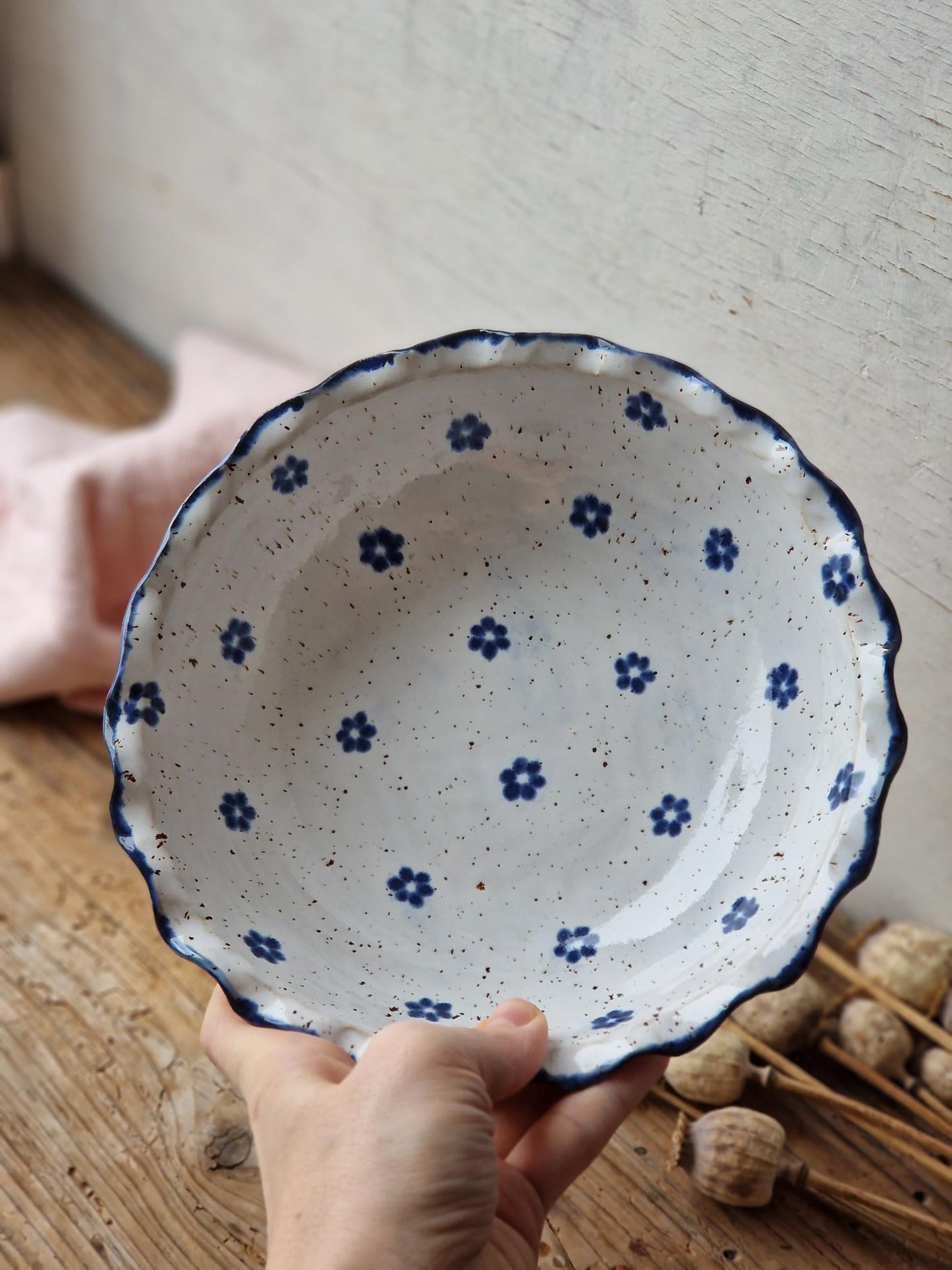 Pasta bowl handpainted Nr. 57
