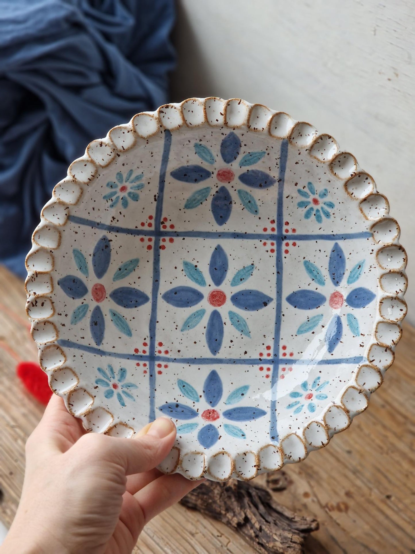 Pasta bowl handpainted Nr. 55