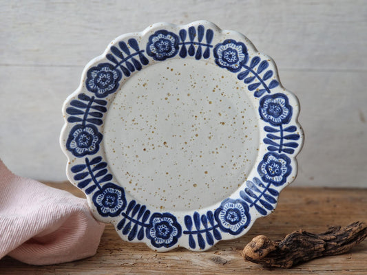 Floral side plate Nr 1