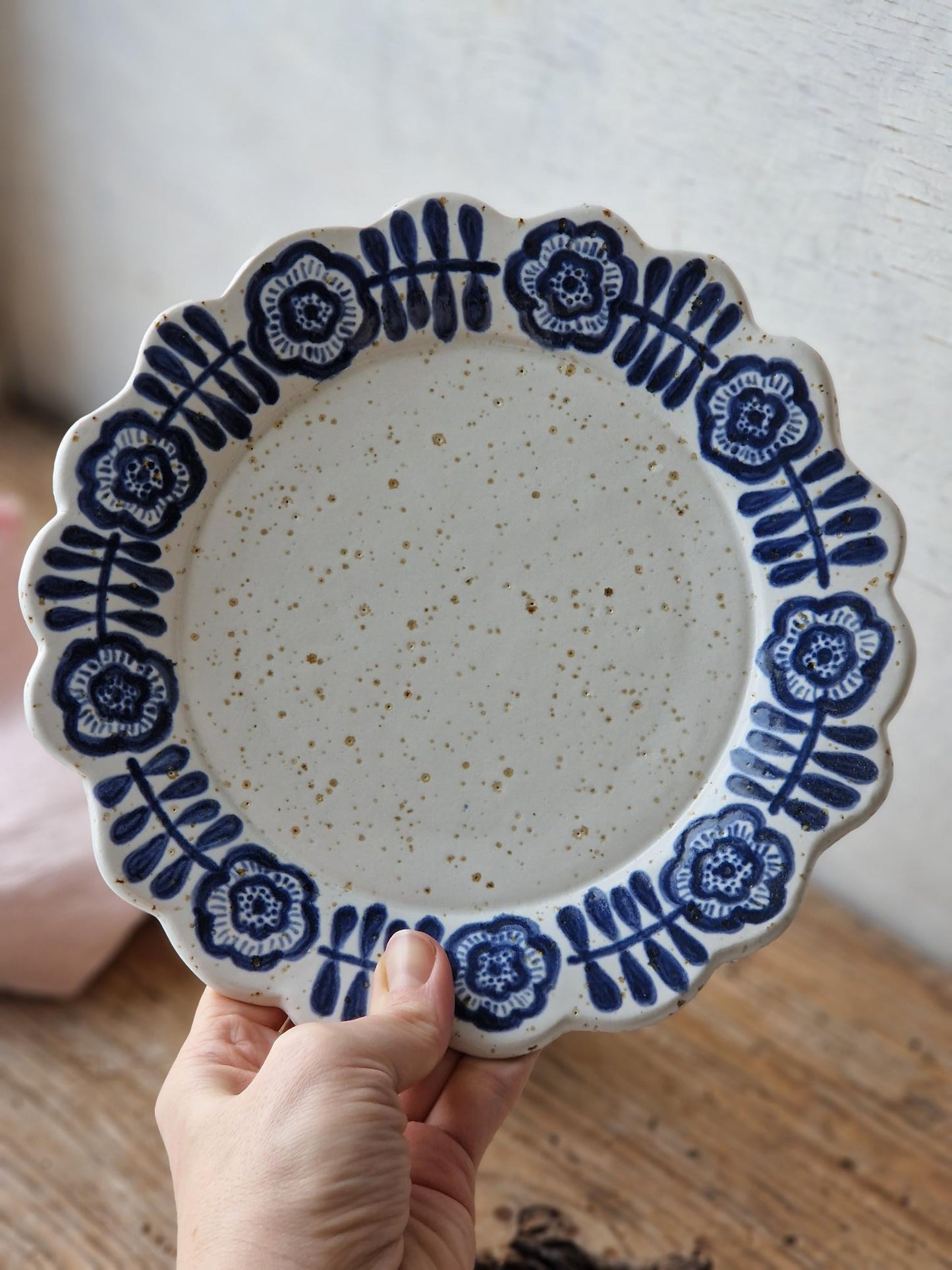 Floral side plate Nr 1