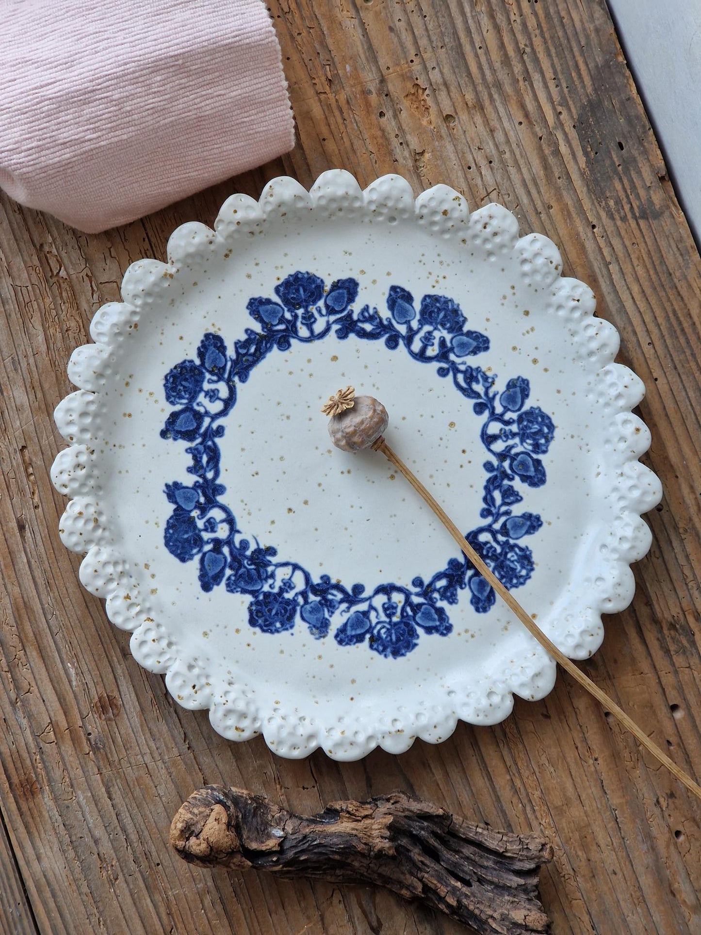 Floral side plate Nr 3