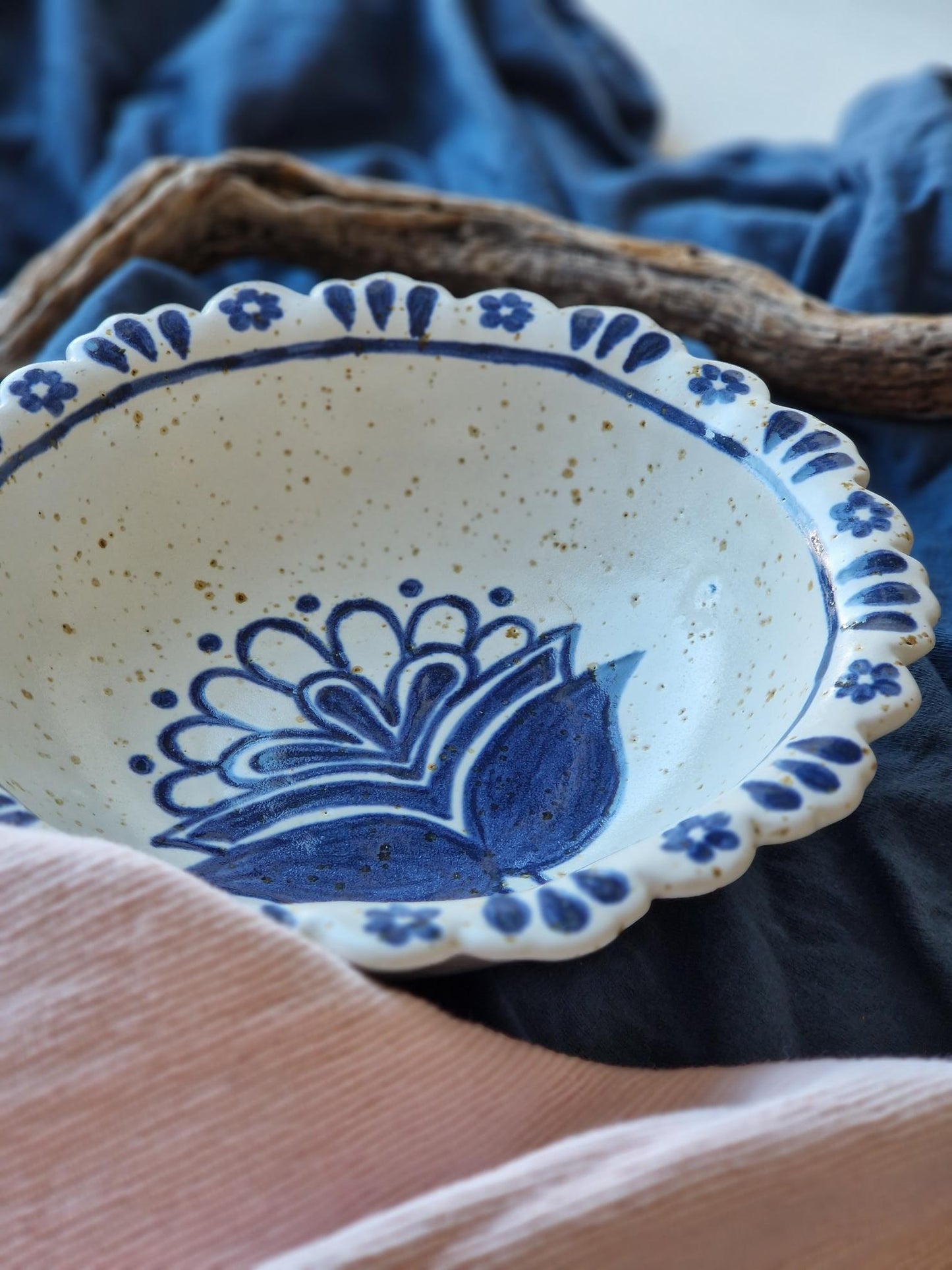 Scalloped bowl