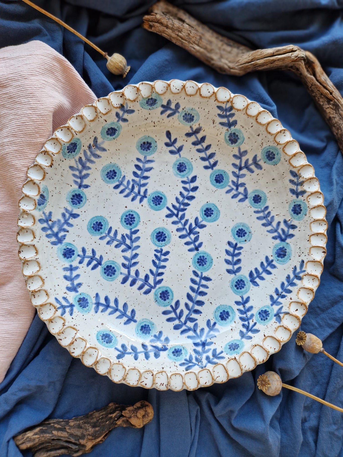Large floral bowl