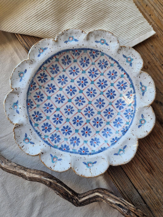 Wavy floral bowl Nr 7
