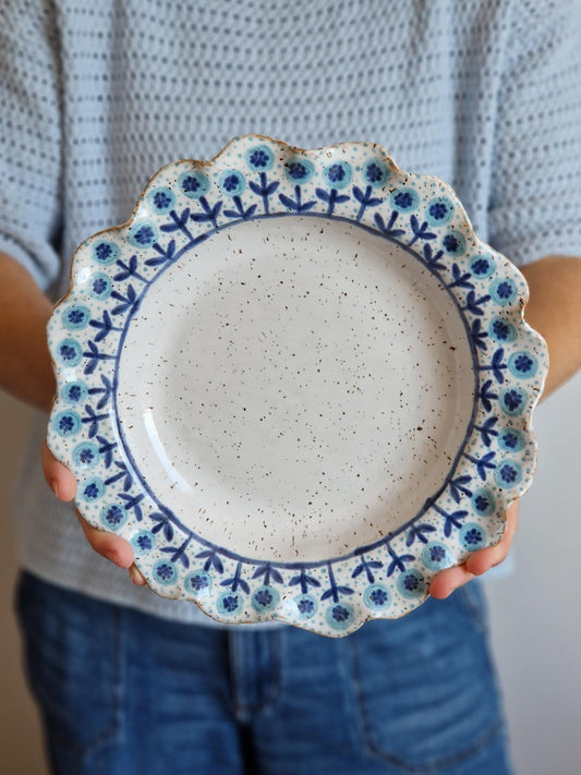 Wavy floral bowl Nr 6