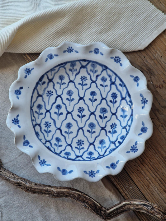 Wavy floral bowl Nr 5