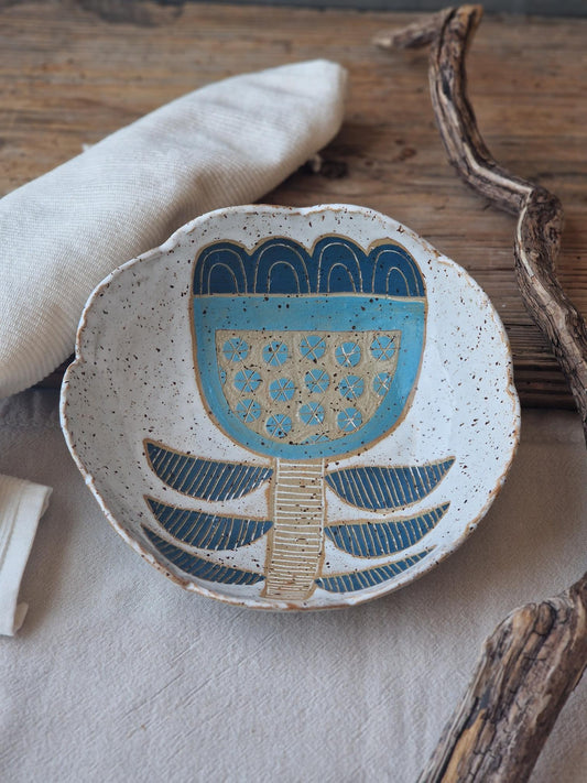 Floral pasta bowl Nr 4