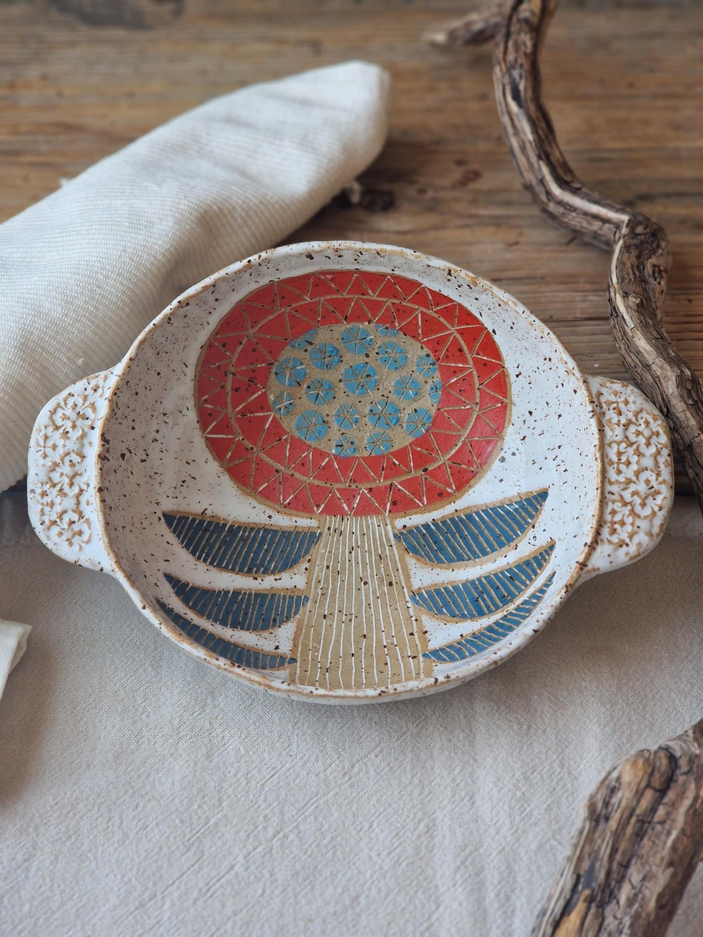 Floral Soup Bowl