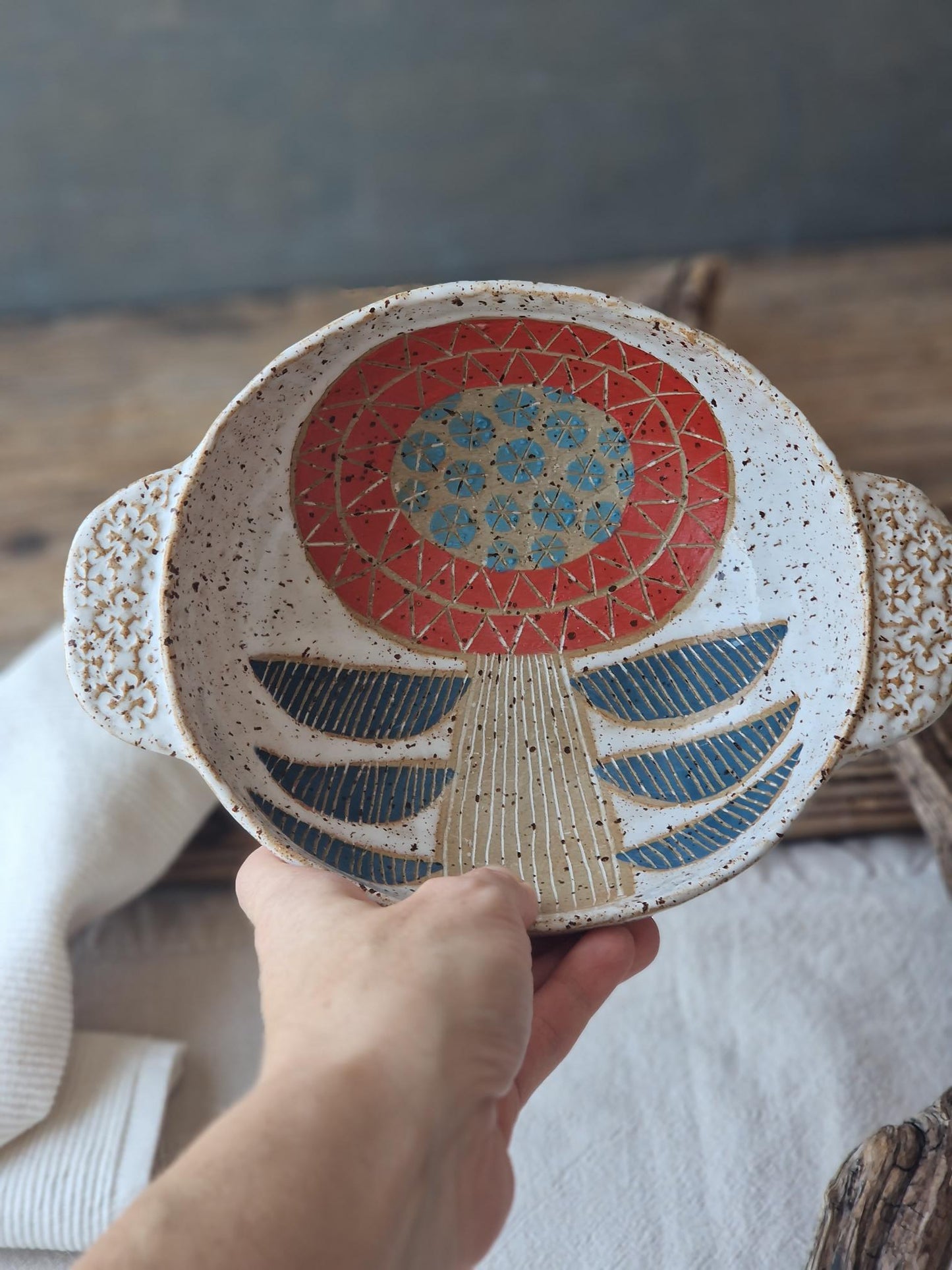 Floral Soup Bowl