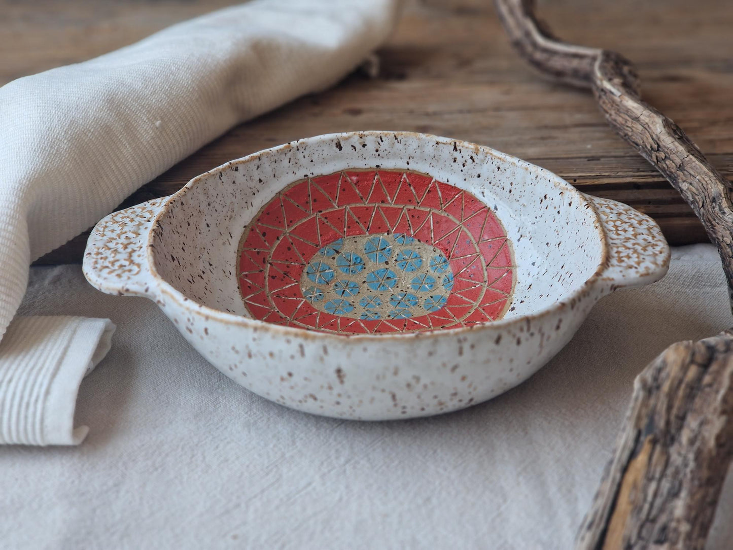 Floral Soup Bowl