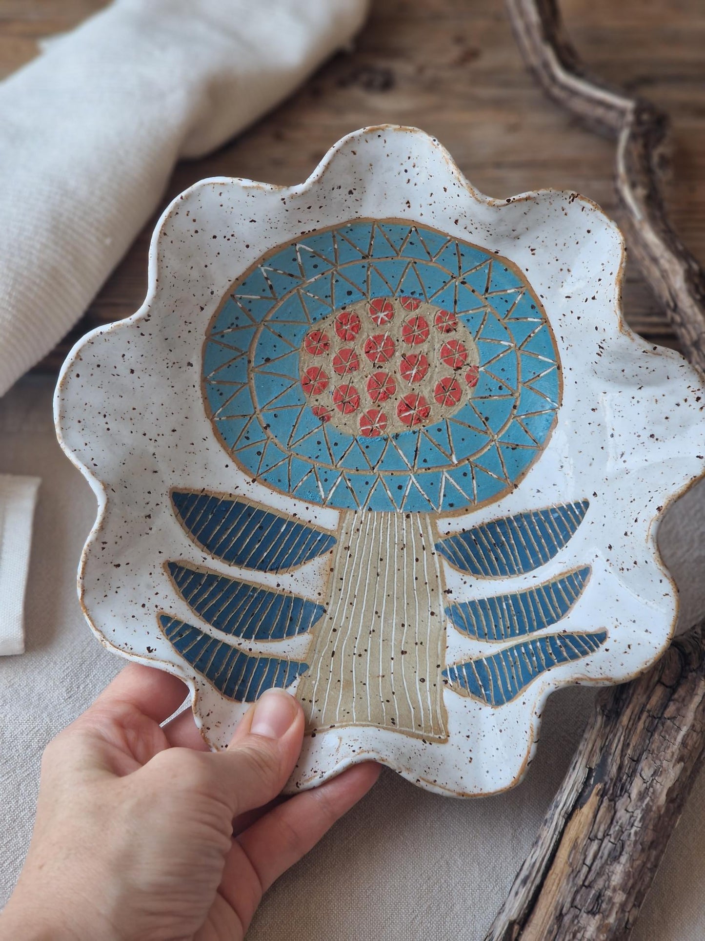 Floral Pasta Bowl Nr 2