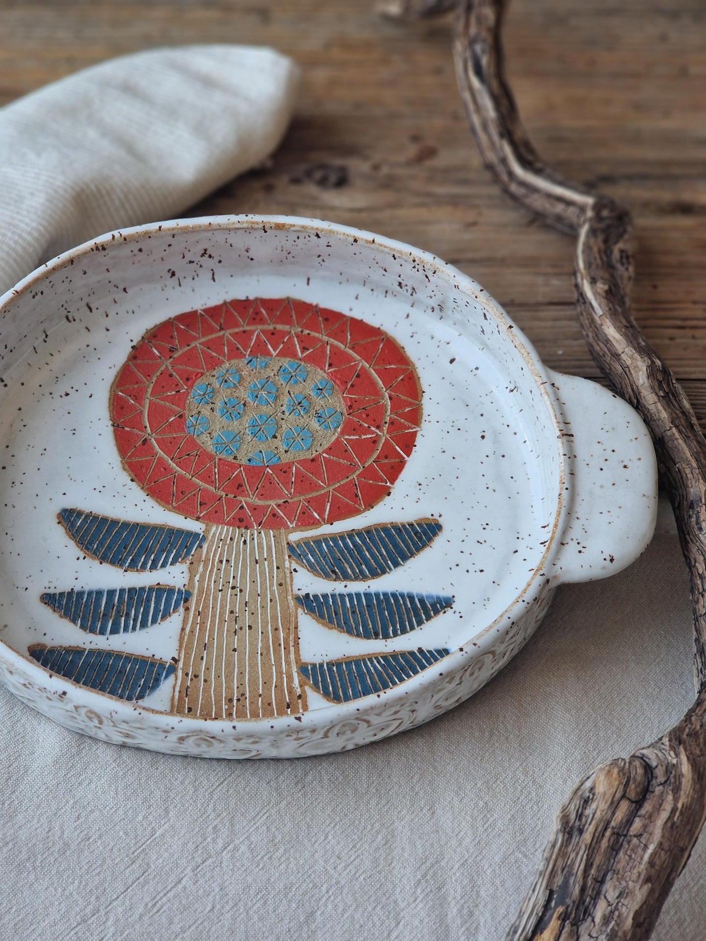 Floral Tray with Handles