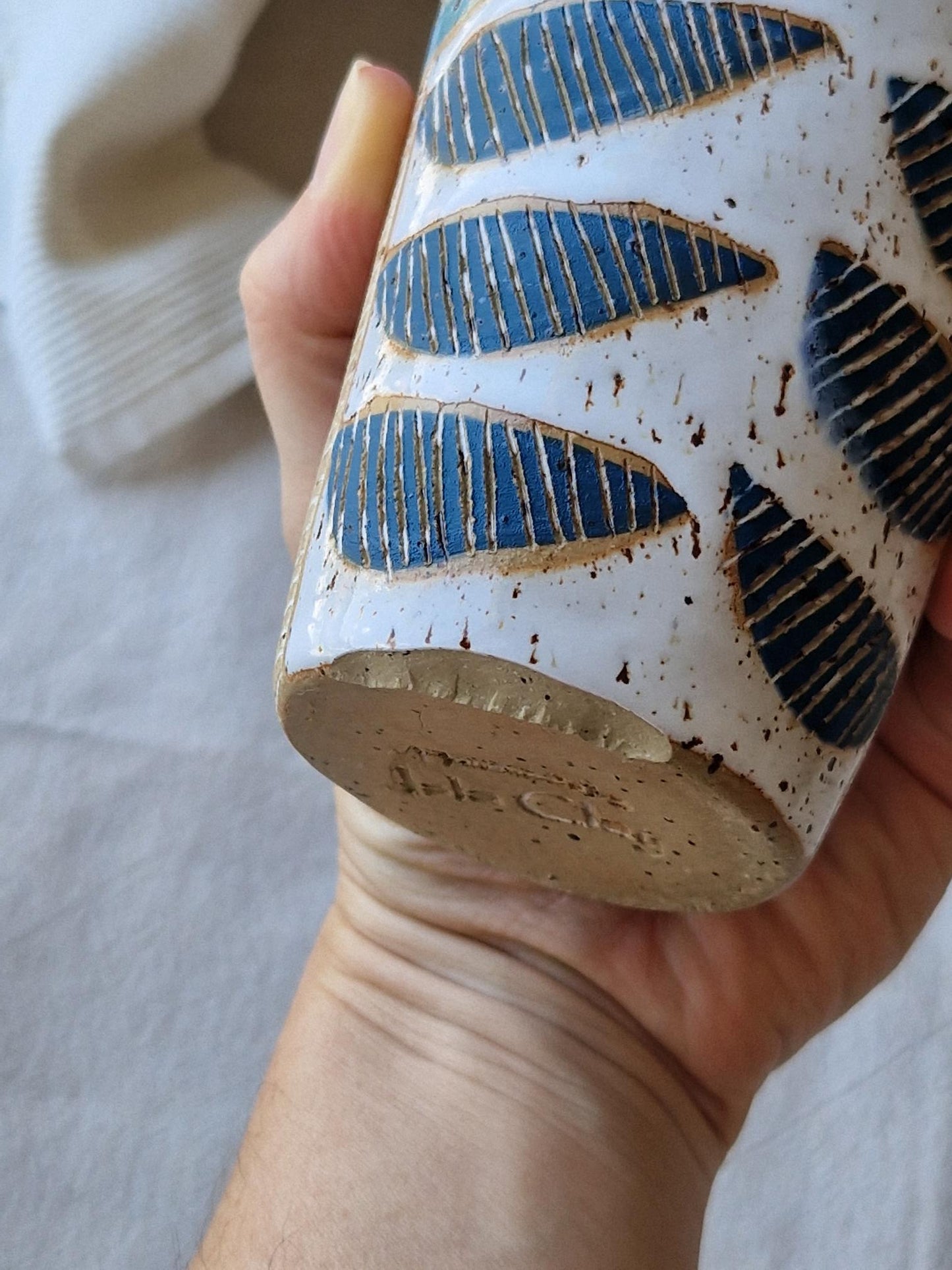 Slightly Flawed: Blue Tulip Vase