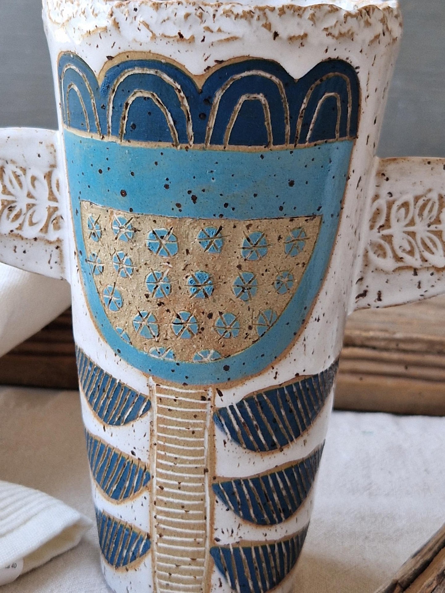 Slightly Flawed: Blue Tulip Vase
