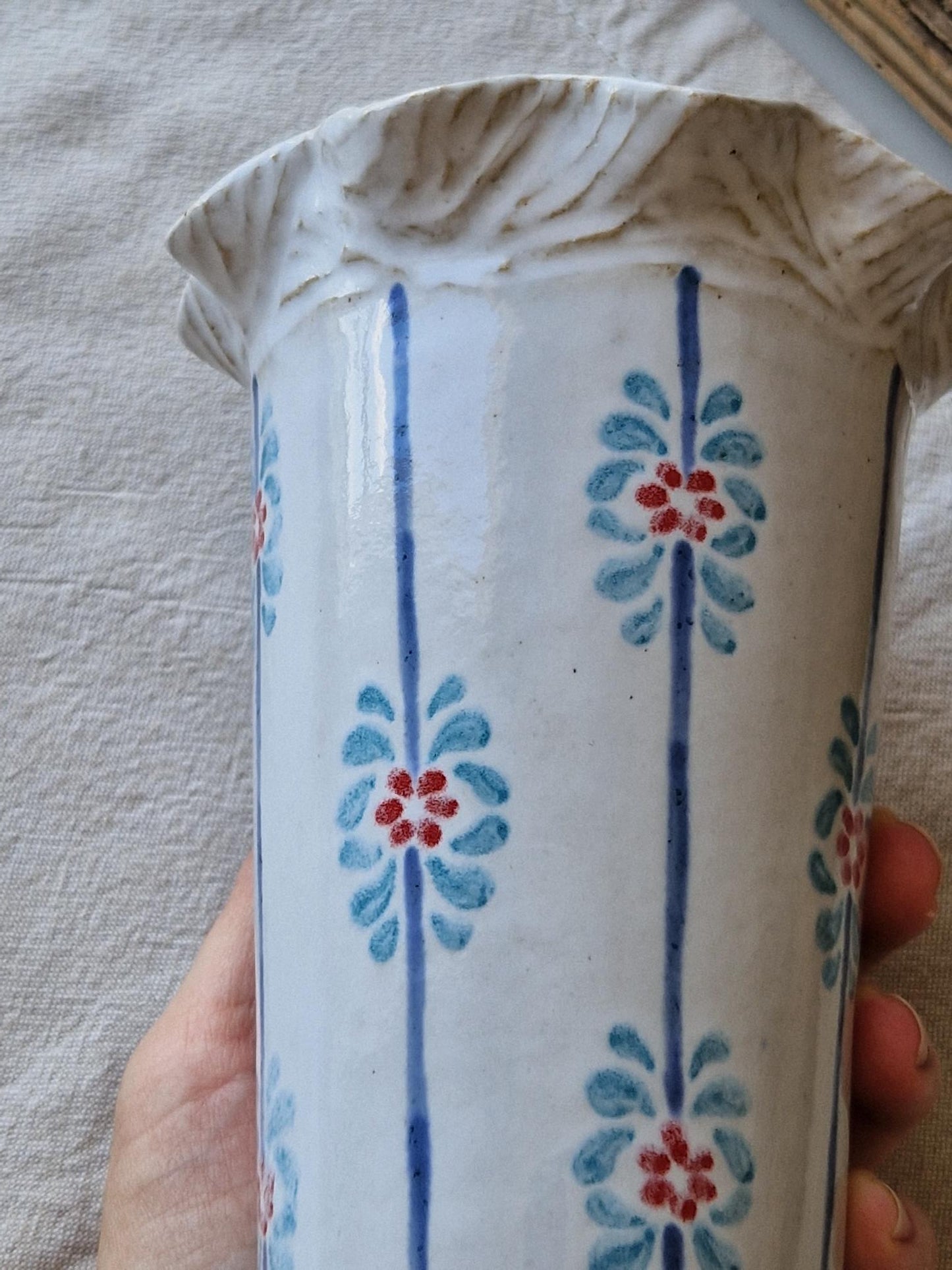 Wavy Floral Vase