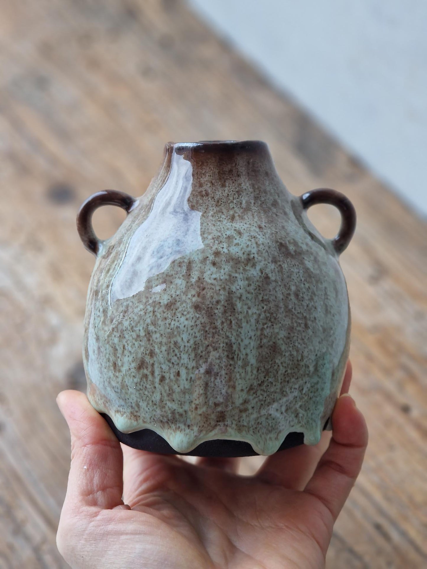 Slightly Flawed: Bud Vase with Handles