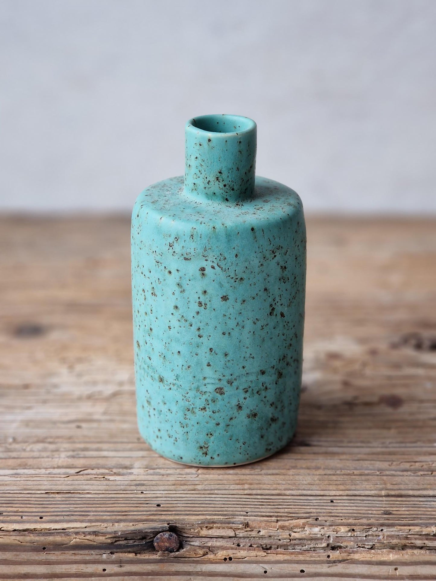 Turquoise Bottle Vase