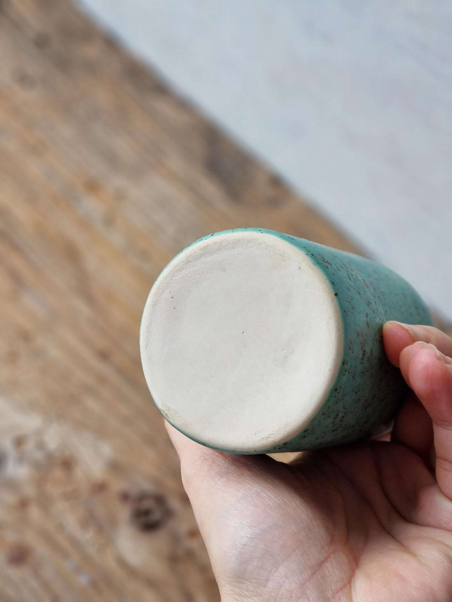 Turquoise Bottle Vase