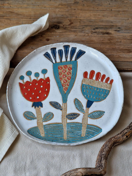 Floral Plate