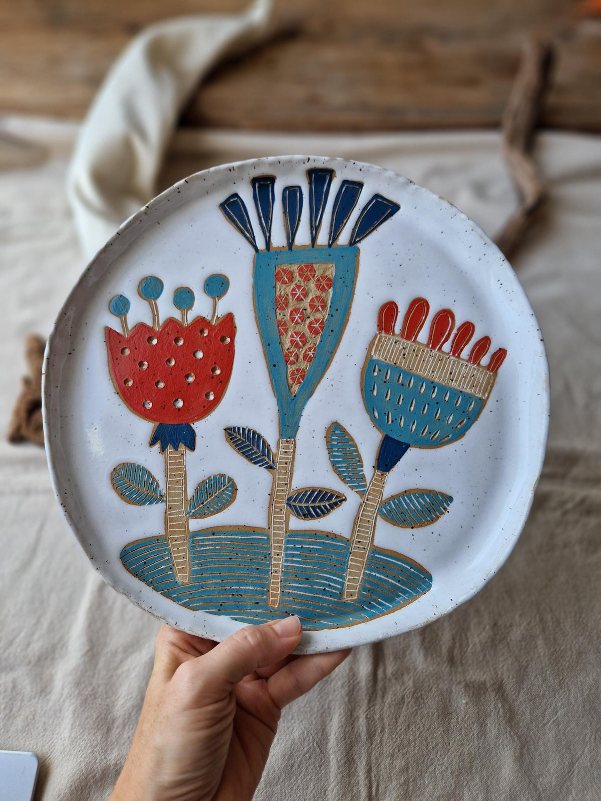 Floral Plate