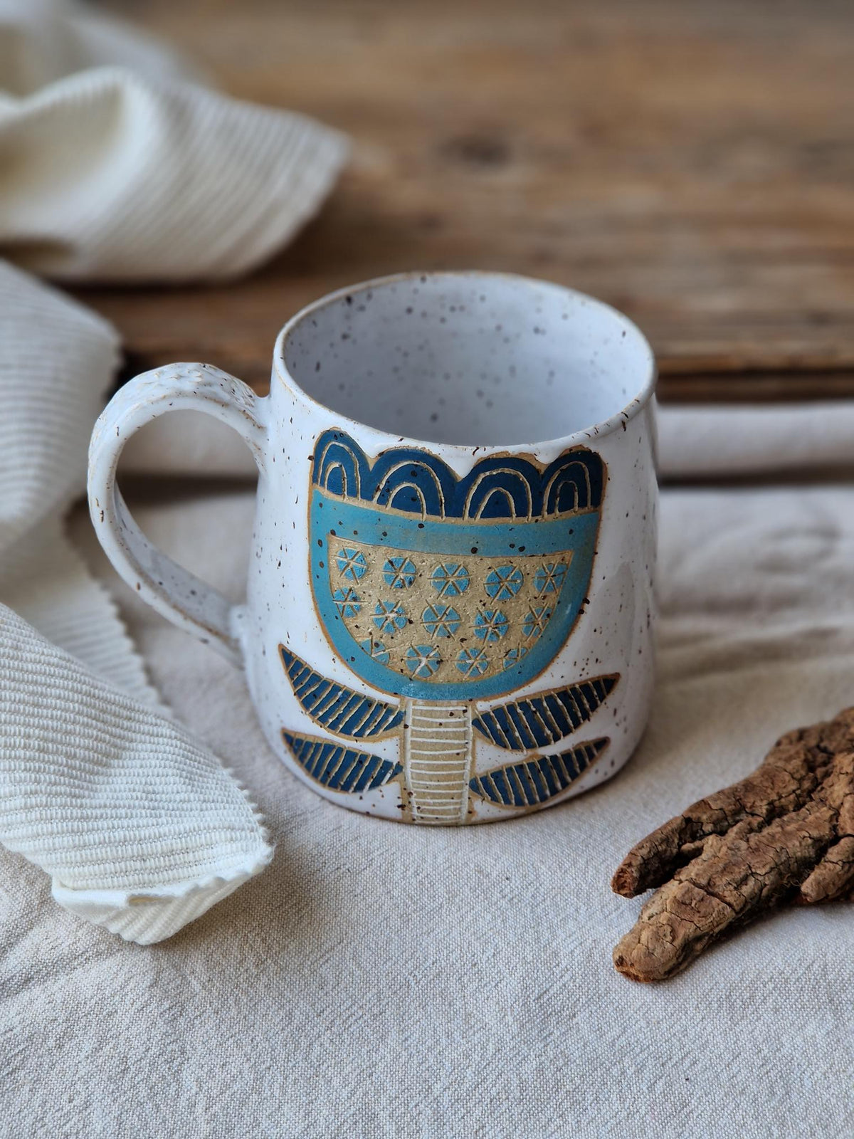 Blue Tulip Mug