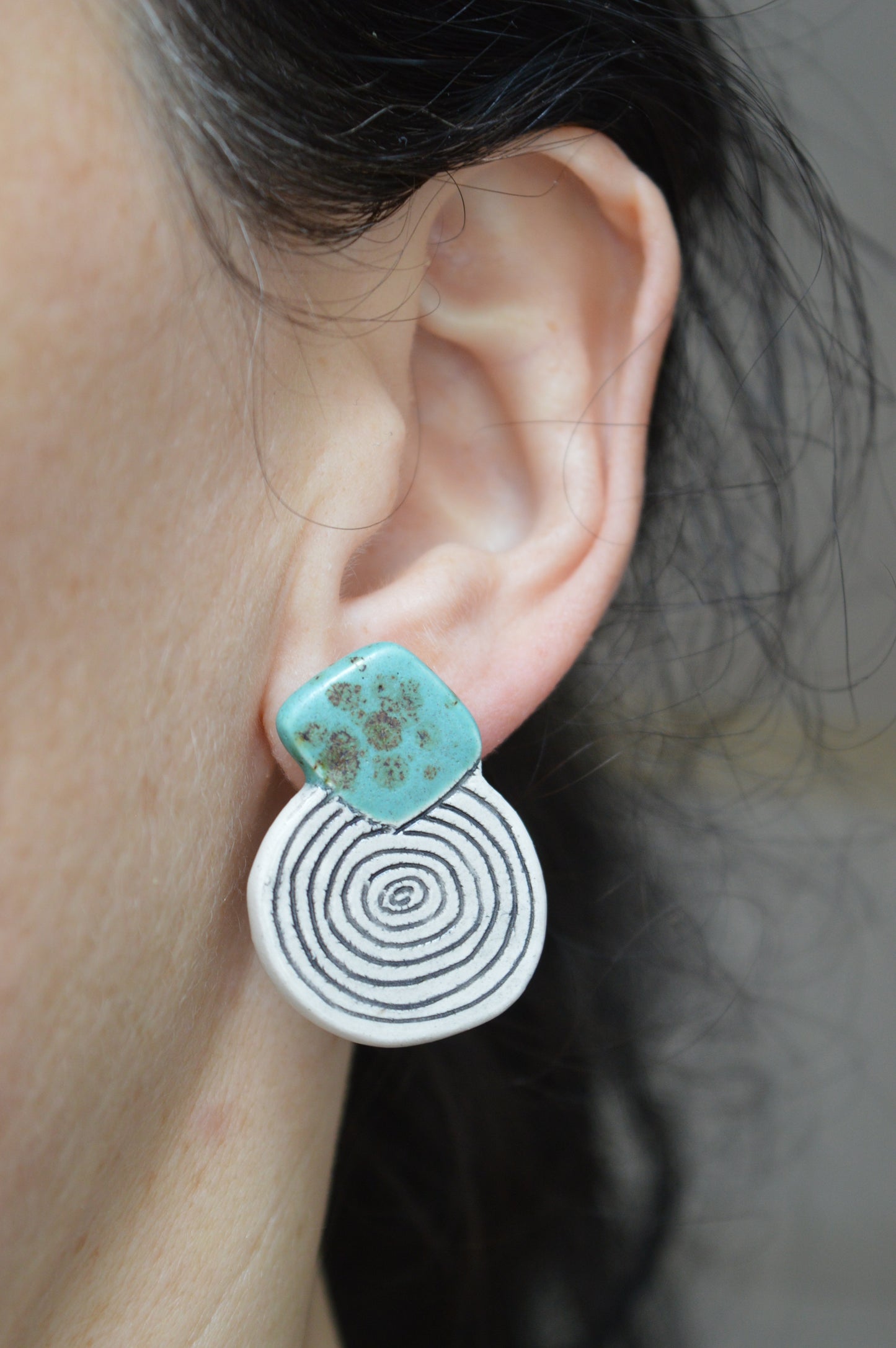 Geometric earrings No. 8