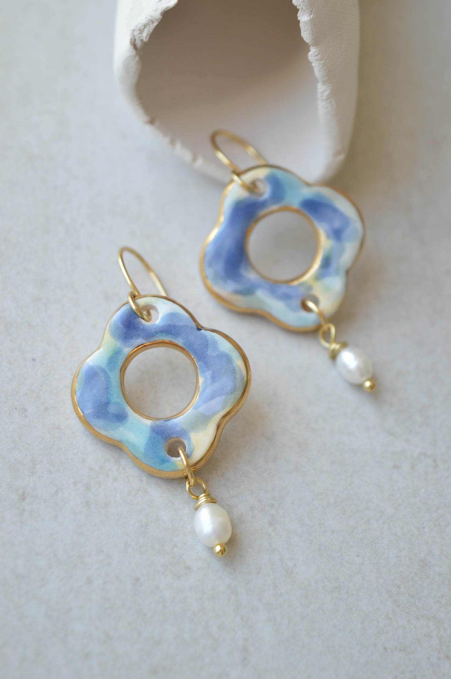 Ceramic Earrings No. 100