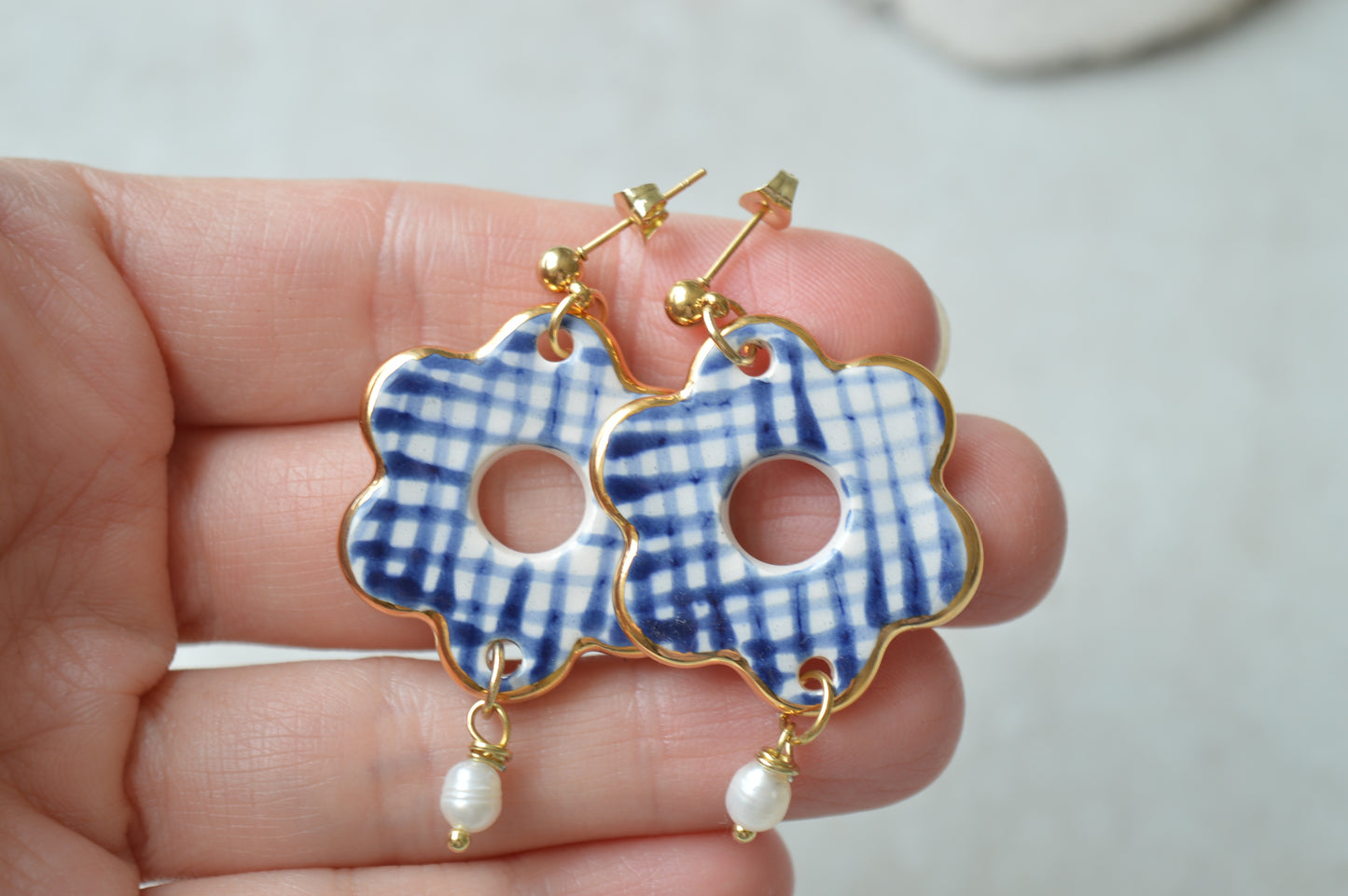 Ceramic Earrings No. 102