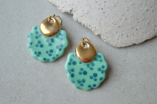 Ceramic earrings No. 13