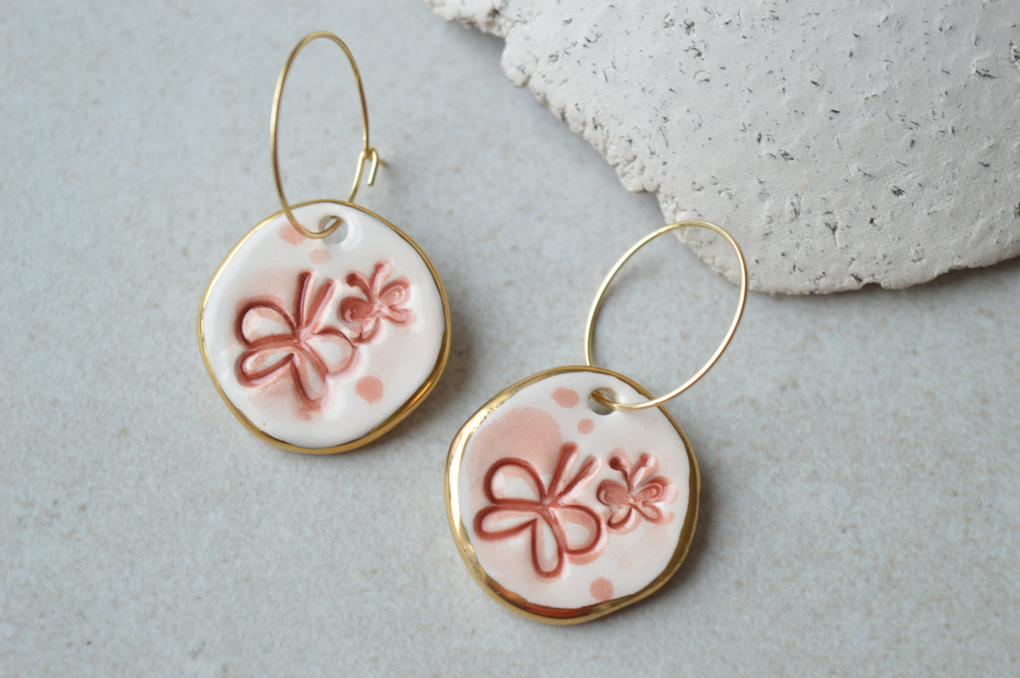 Drop earrings - butterflies