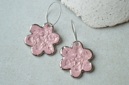 Drop earrings - flower