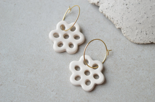 Ceramic earrings No. 74