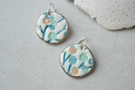 Ceramic earrings No. 7