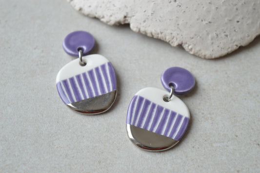 Sgraffito Earrings